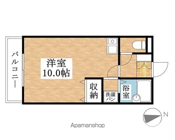 エスポアファーストⅠ(ワンルーム/1階)の間取り写真