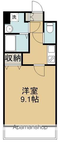 シティ連坊(1K/6階)の間取り写真