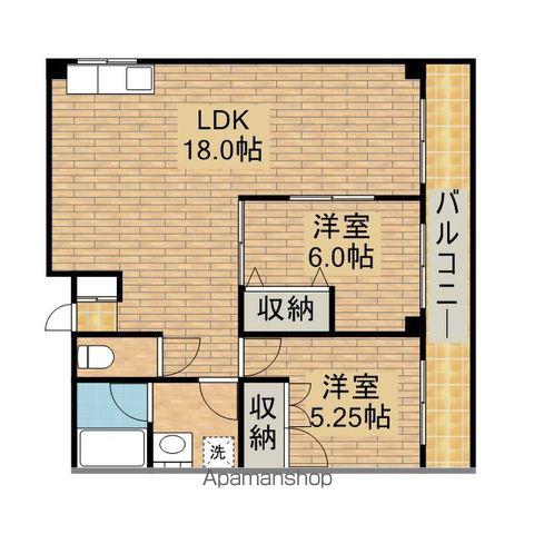 浜寺昭和ハイツ(2LDK/2階)の間取り写真