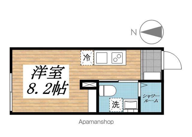 LIGERE尾久(ワンルーム/3階)の間取り写真