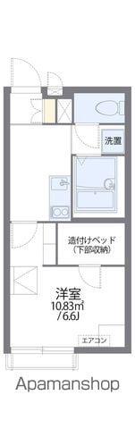 レオパレスRTフォーブル(1K/2階)の間取り写真