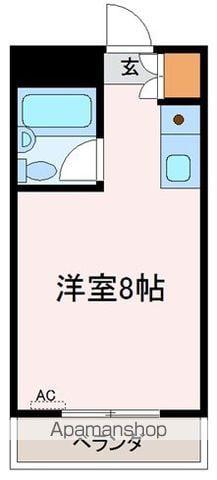 ホワイトパレス岬町(1K/5階)の間取り写真
