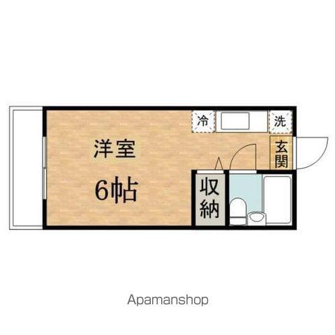 クレールメゾン(ワンルーム/1階)の間取り写真