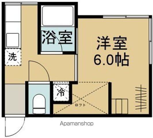 越後線 内野駅 徒歩11分 2階建 築38年(1K/2階)の間取り写真