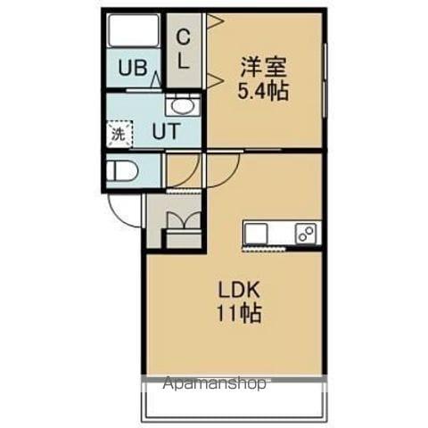 サクラーレ(1LDK/2階)の間取り写真