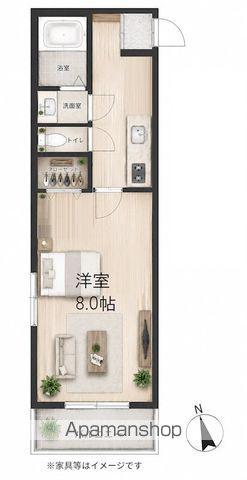 CASA BRANZINO(1K/2階)の間取り写真