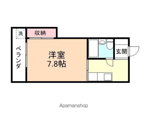 五福アーバンステイツ(1K/2階)の間取り写真