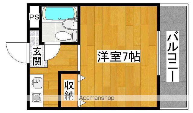 ラーニングホウプ羽衣(1K/3階)の間取り写真