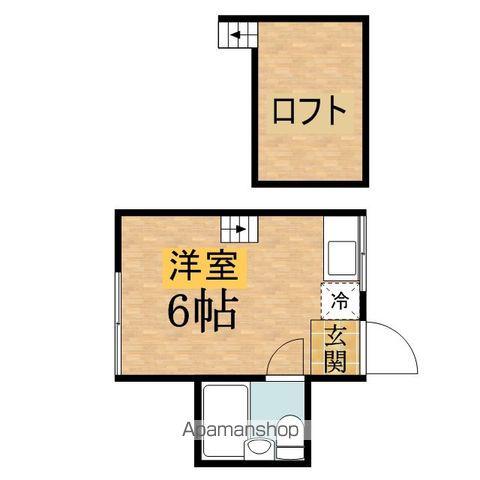 モンシャトーロッシィ(ワンルーム/1階)の間取り写真