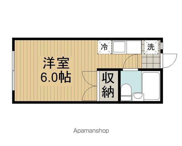 ロイヤルシャトー(ワンルーム/2階)の間取り写真