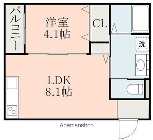 GRAND CRU CLASSE大津(1LDK/2階)の間取り写真