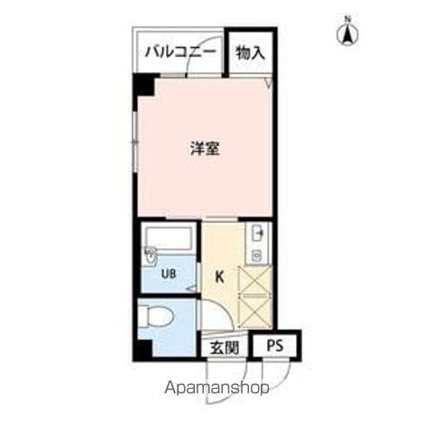 グラド新宿(1K/3階)の間取り写真