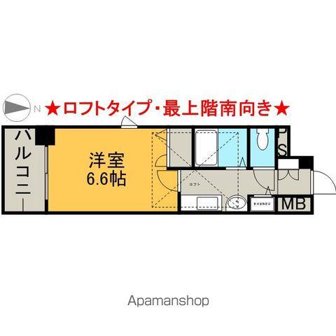 プレサンス大須観音駅前サクシード(1K/12階)の間取り写真