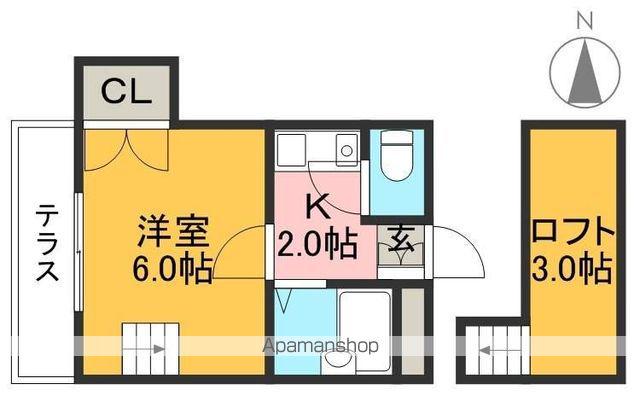 STハウスⅡ(1K/1階)の間取り写真