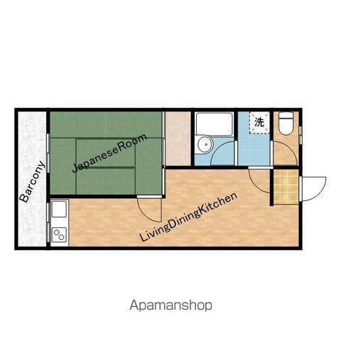 ロイヤルみなと(1LDK/1階)の間取り写真