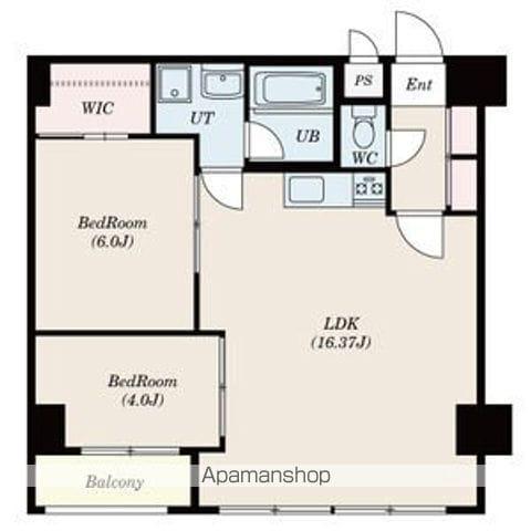 SーFORT乙川 実施中(2LDK/4階)の間取り写真