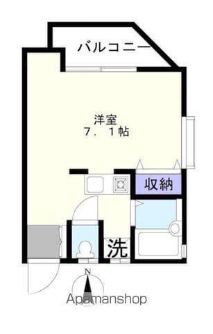 メゾン・ド・シノダ(ワンルーム/2階)の間取り写真