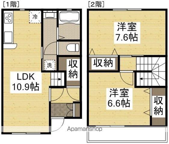 ミュージアタウン片島町A棟 (2LDK)の間取り写真