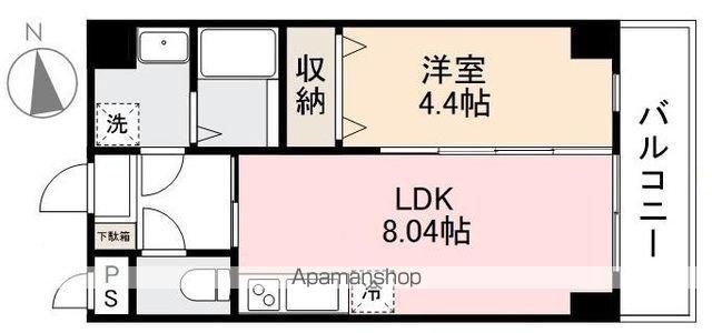 GRAND FOREST(1LDK/7階)の間取り写真