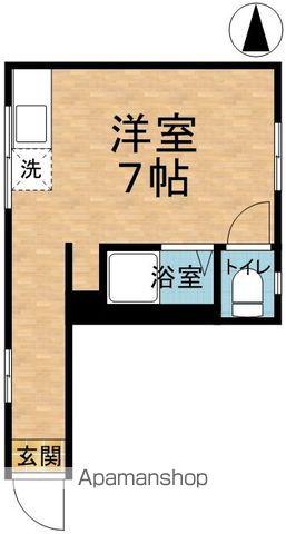 ハイツ入船(ワンルーム/2階)の間取り写真