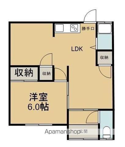 予讃線 伊予西条駅 徒歩22分 1階建 築48年(1LDK)の間取り写真
