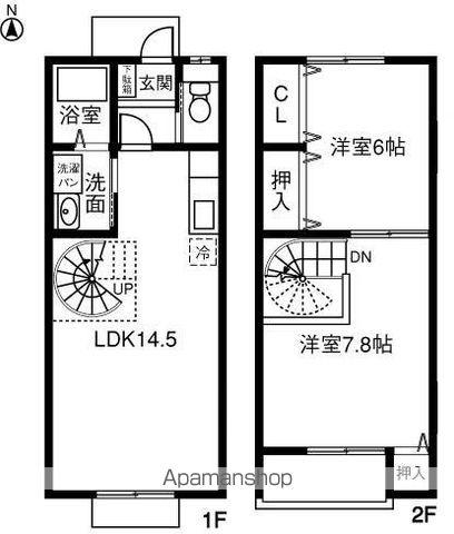 PROCION B(2LDK)の間取り写真