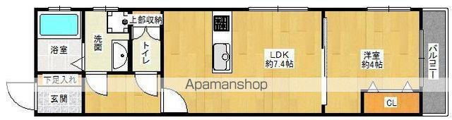 PHOENIX平和(1LDK/2階)の間取り写真