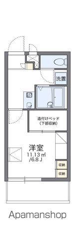 レオパレス真5(1K/2階)の間取り写真