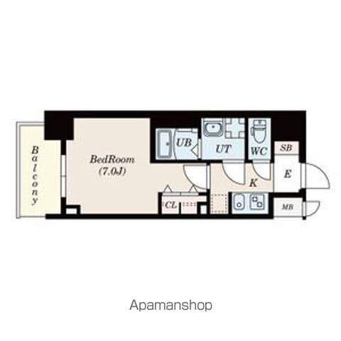S-RESIDENCE名駅ノース(1K/9階)の間取り写真