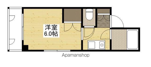 サンライズ矢賀A棟(1K/3階)の間取り写真