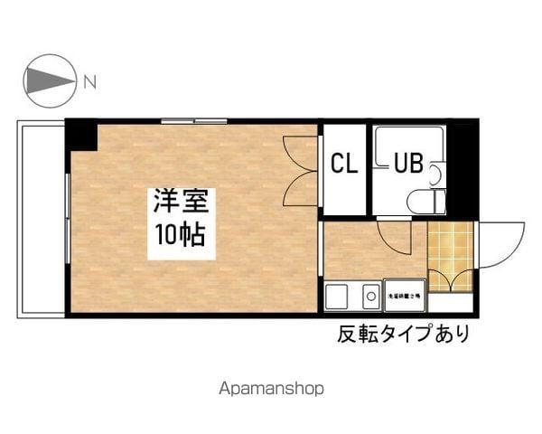 日動千代田ビル(ワンルーム/4階)の間取り写真