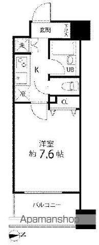 スペーシア秋葉原(1K/9階)の間取り写真