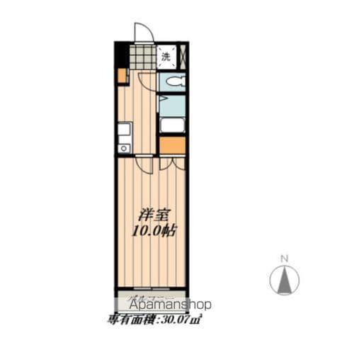 グランドハイツ豊山Ⅰ(ワンルーム/2階)の間取り写真