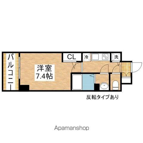 エスリード新栄グランラグジェ(1K/14階)の間取り写真