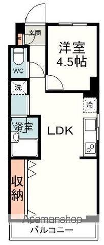 パルシティ伝馬町(1LDK/3階)の間取り写真
