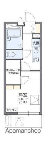 レオパレスWAO WAO(1K/1階)の間取り写真