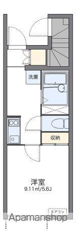 レオネクスト桜坂(1K/1階)の間取り写真