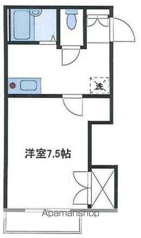 ANNEX浜田山(1K/2階)の間取り写真