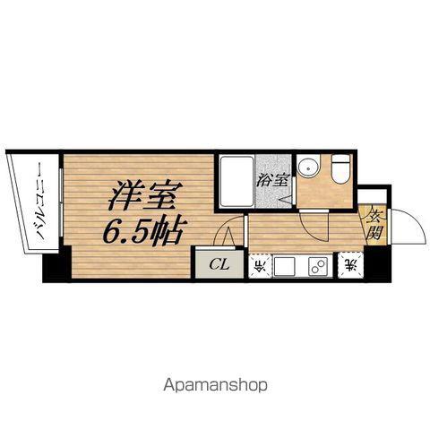 SERENITE天満橋ARIA(1K/11階)の間取り写真