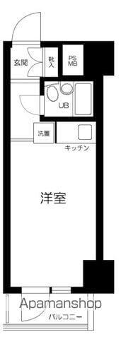 GSプラザ桜木町駅前(ワンルーム/5階)の間取り写真