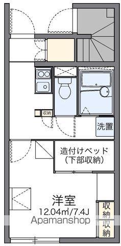 レオパレス大宮(1K/2階)の間取り写真