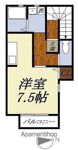 ネクステージI(1K/2階)の間取り写真