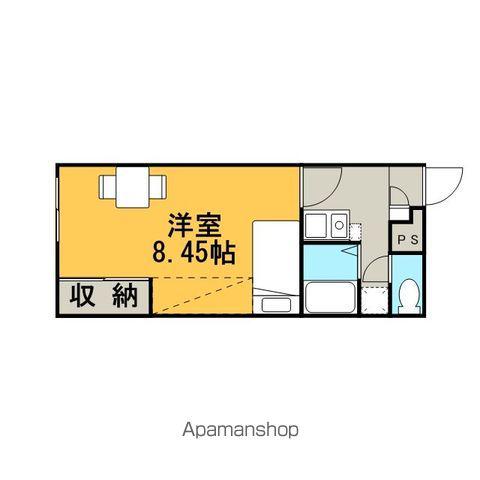 レオパレスソシア(1K/2階)の間取り写真