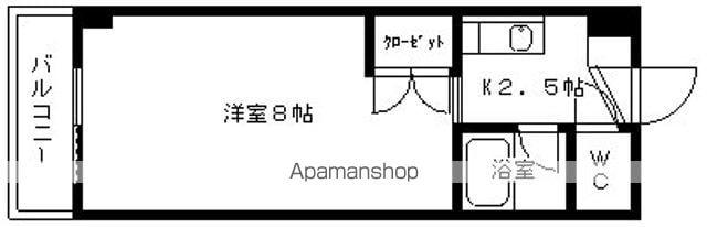 OAK VILLA HAKATA イーストⅡ(1K/5階)の間取り写真