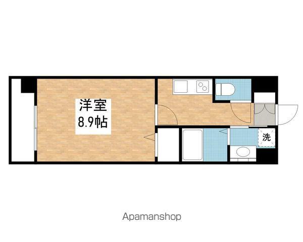 ウルフィエスタ桜山(1K/8階)の間取り写真