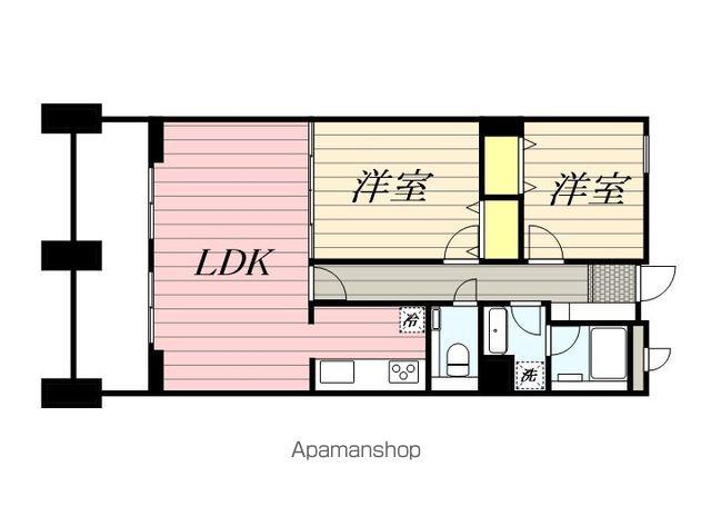 アクロス新川ビル(1SLDK/14階)の間取り写真