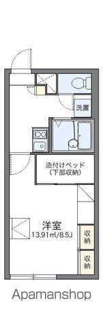 レオパレスグランドール(1K/2階)の間取り写真