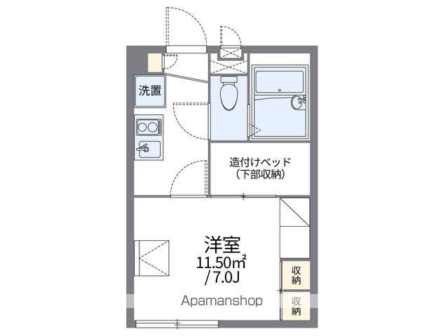 レオパレスIBIS(1K/2階)の間取り写真