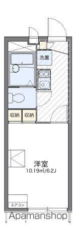 レオパレス静岡大学前セカンド(1K/1階)の間取り写真