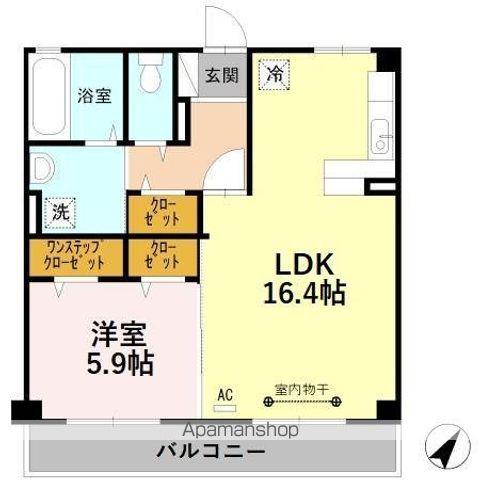 グランデサーナ(1LDK/1階)の間取り写真